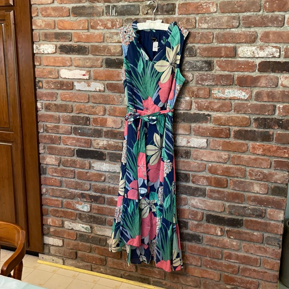👗🌸Talbots Floral Midi Dress- Size 16🌸👗